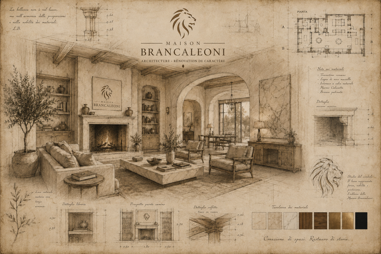 Planche de conception Maison Brancaleoni